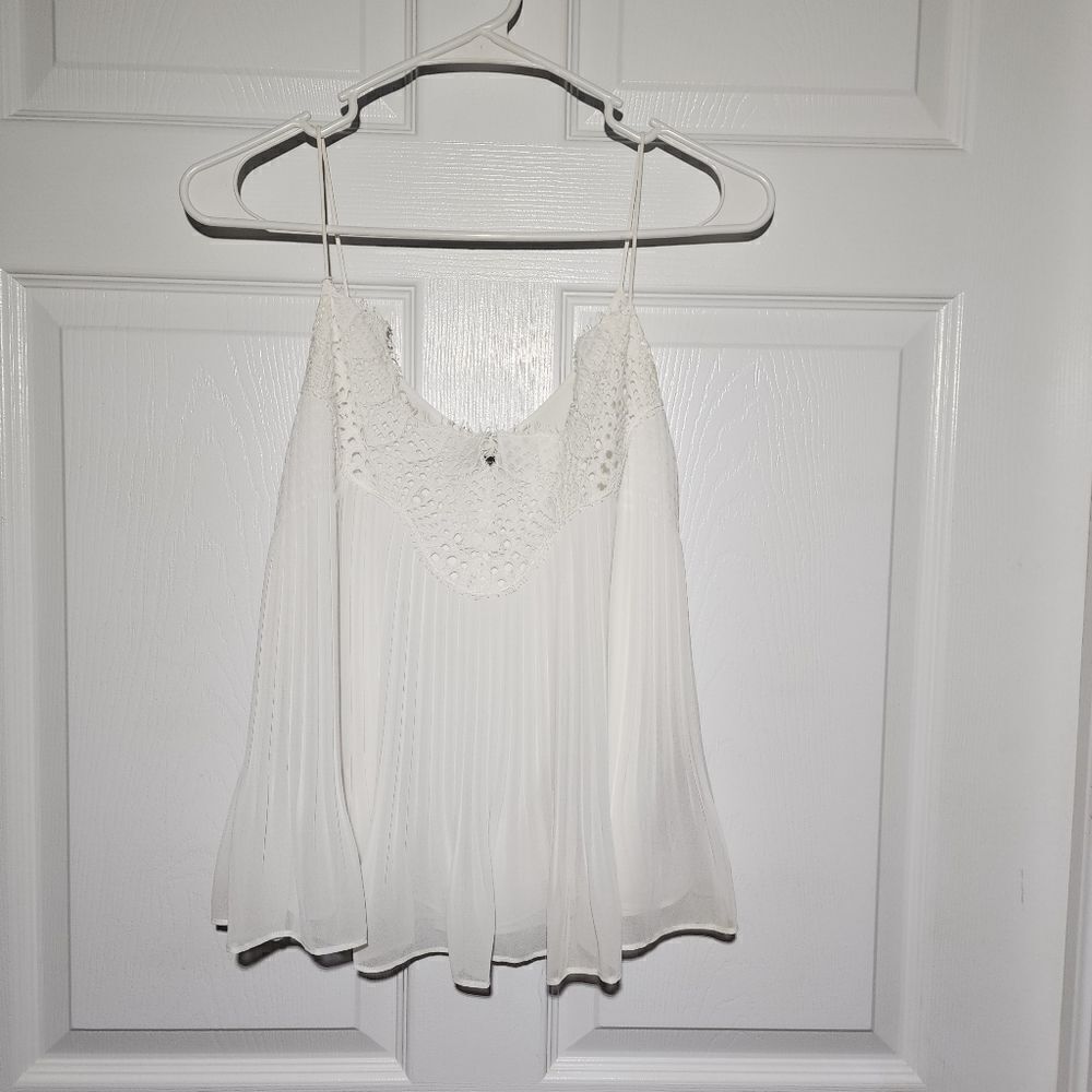 MASSIMO DUTTI pleated tank